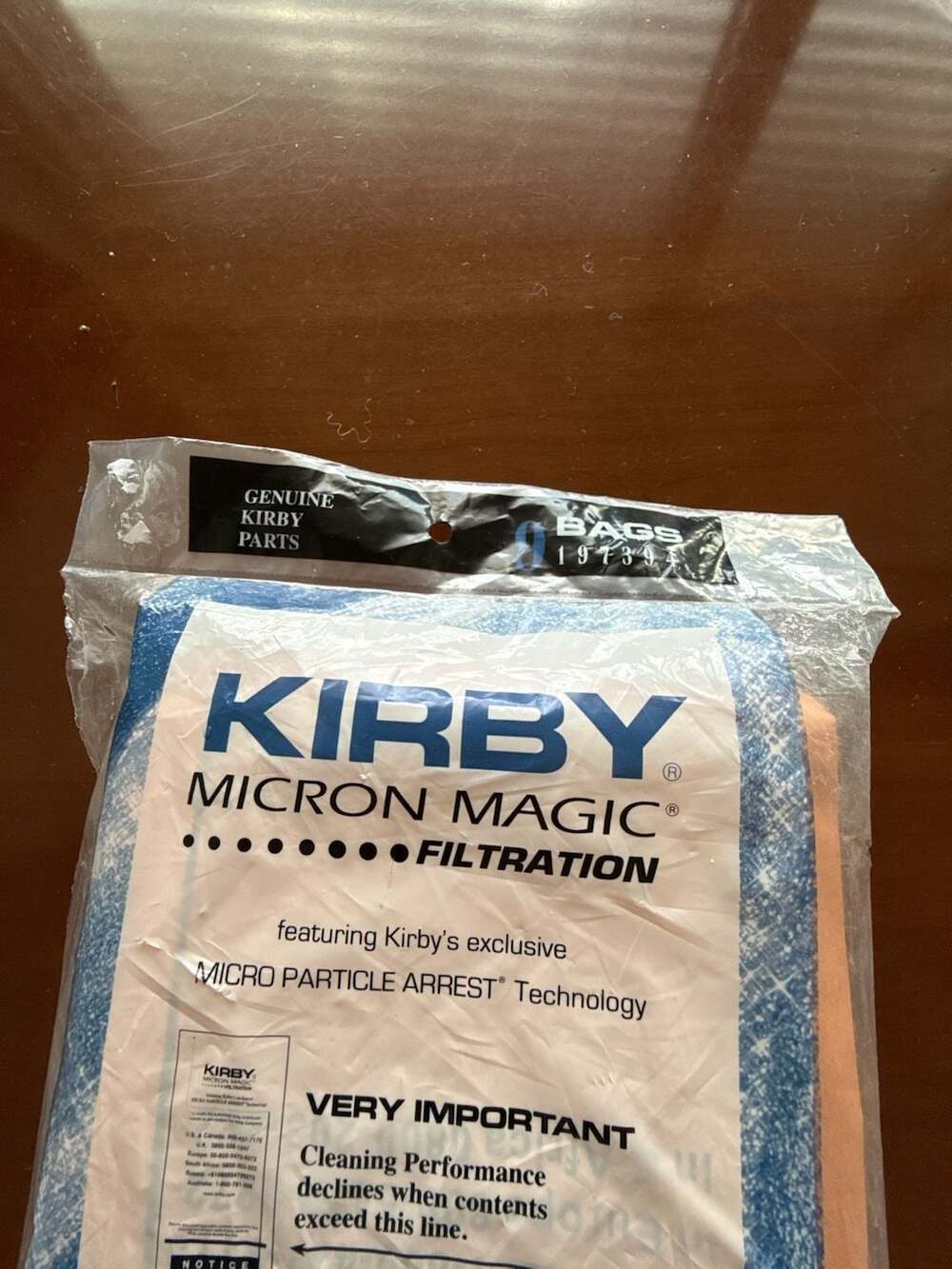 Genuine Kirby Micron Magic Filtration Vacuum Bags for G4, G5, and Gsix Models